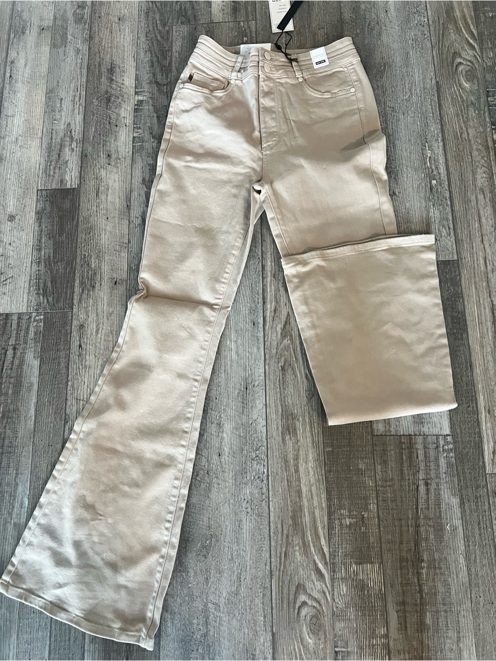 Judy Blue Taupe High-Waist Jeans